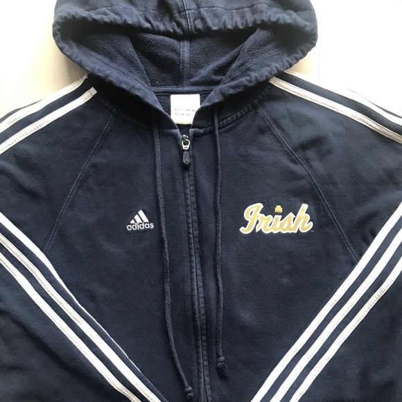 {adidas} - Vintage Notre Dame Hoodie - Picture 2 of 7